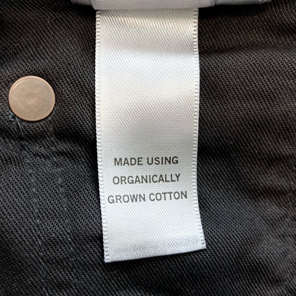 AGOLDE 90s Pinch Waist High Rise Distressed Jeans Straight Leg Black Wash - Picture 14 of 15